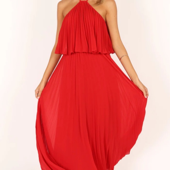 NWT - Petal and Pup Red Gia Halter Dress - Small - Picture 3 of 9